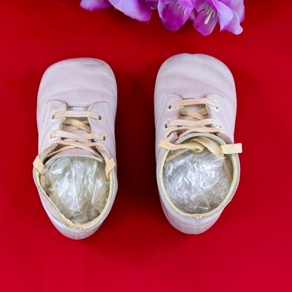 Vintage Mrs. Day's White Leather Lace Up Baby Shoes 3 - Picture 11 of 12